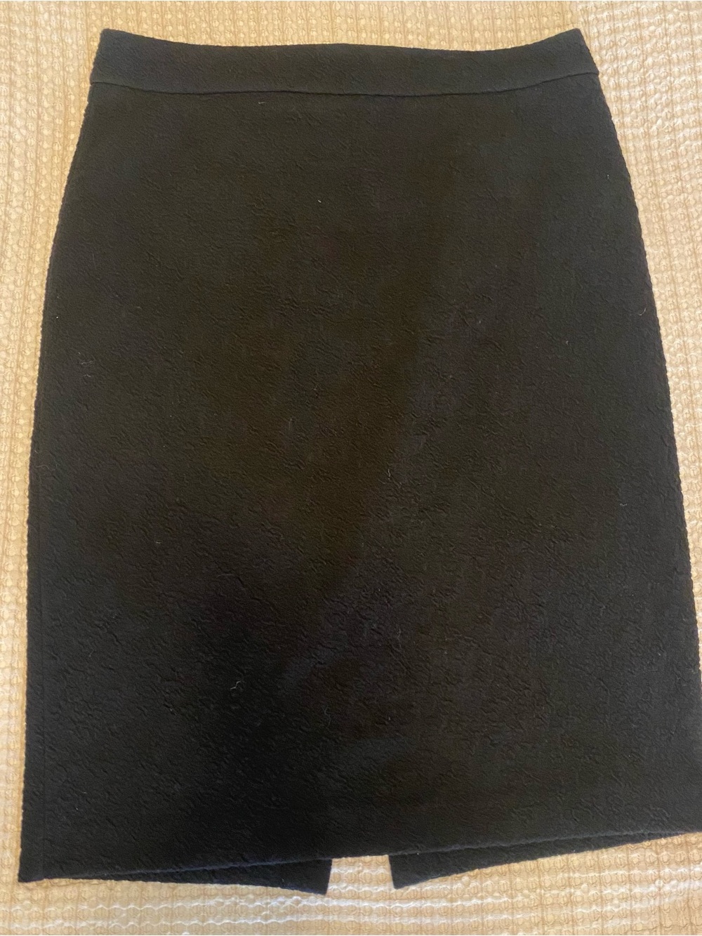 MICHAEL Michael Kors Black Textured Pencil Skirt